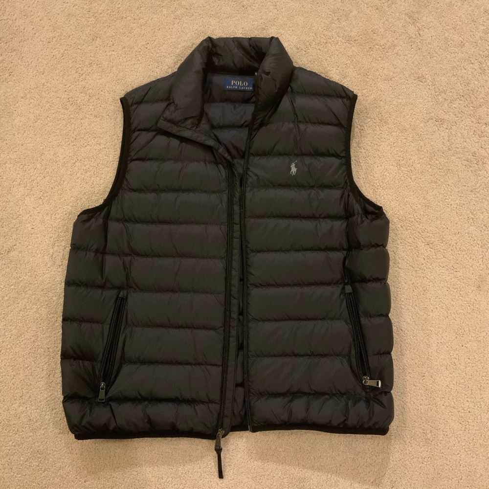Polo Ralph Lauren Black Puffer Vest